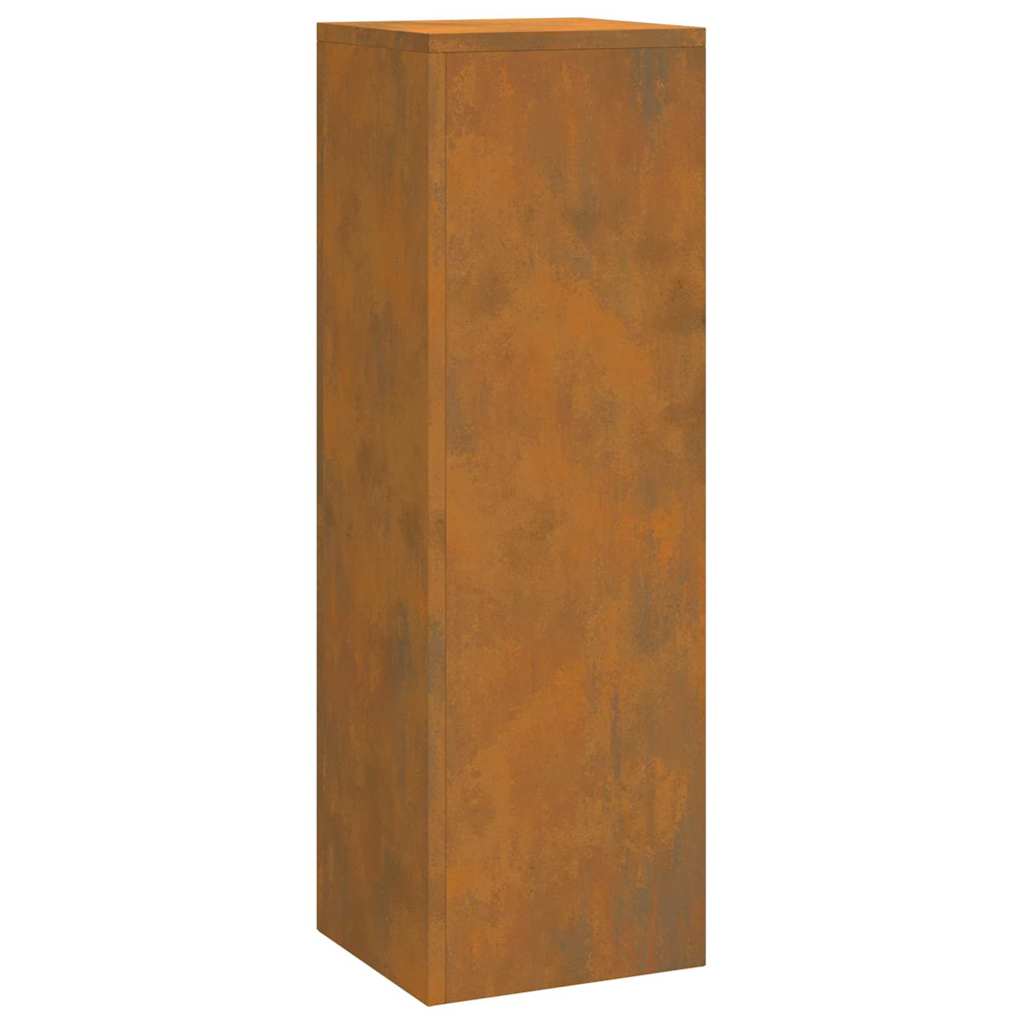 Supporti per piante 3 pcs Ruggine 24 x 24 x 75 cm 865833