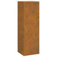 Supporti per piante 3 pcs Ruggine 24 x 24 x 75 cm 865833