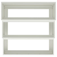 Vaso da giardino-Fioriera da Esterno-Contenitore per Piante Bianco 90 x 90 x 35 cm