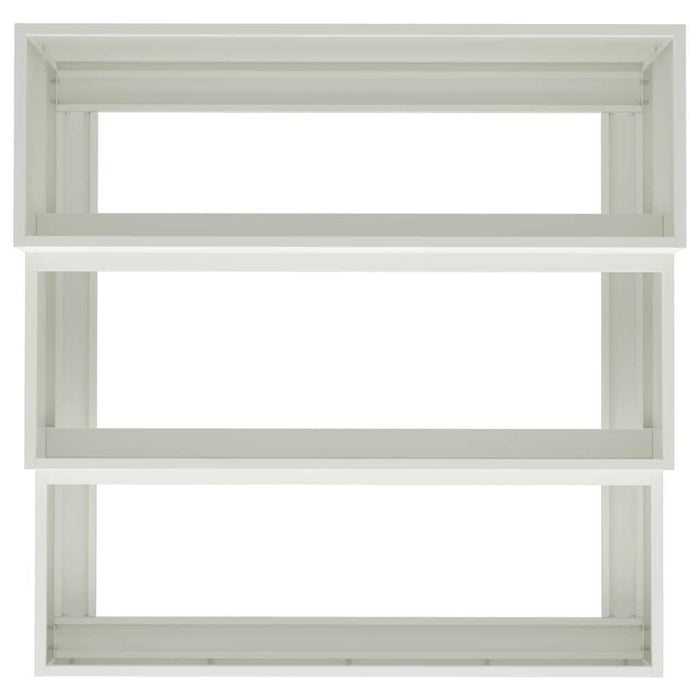 Vaso da giardino-Fioriera da Esterno-Contenitore per Piante Bianco 90 x 90 x 35 cm