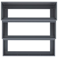 Vaso da giardino-Fioriera da Esterno-Contenitore per Piante Antracite 90 x 90 x 35 cm