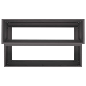 Vaso da giardino-Fioriera Esterno-Contenitore per Piante Nero 100 x 60 x 45 cm