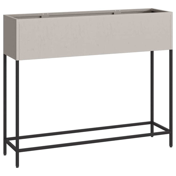 Vaso da giardino-Fioriera Esterno-Contenitore per Piante Rialzato Ruggine 100 x 26 x 82 cm