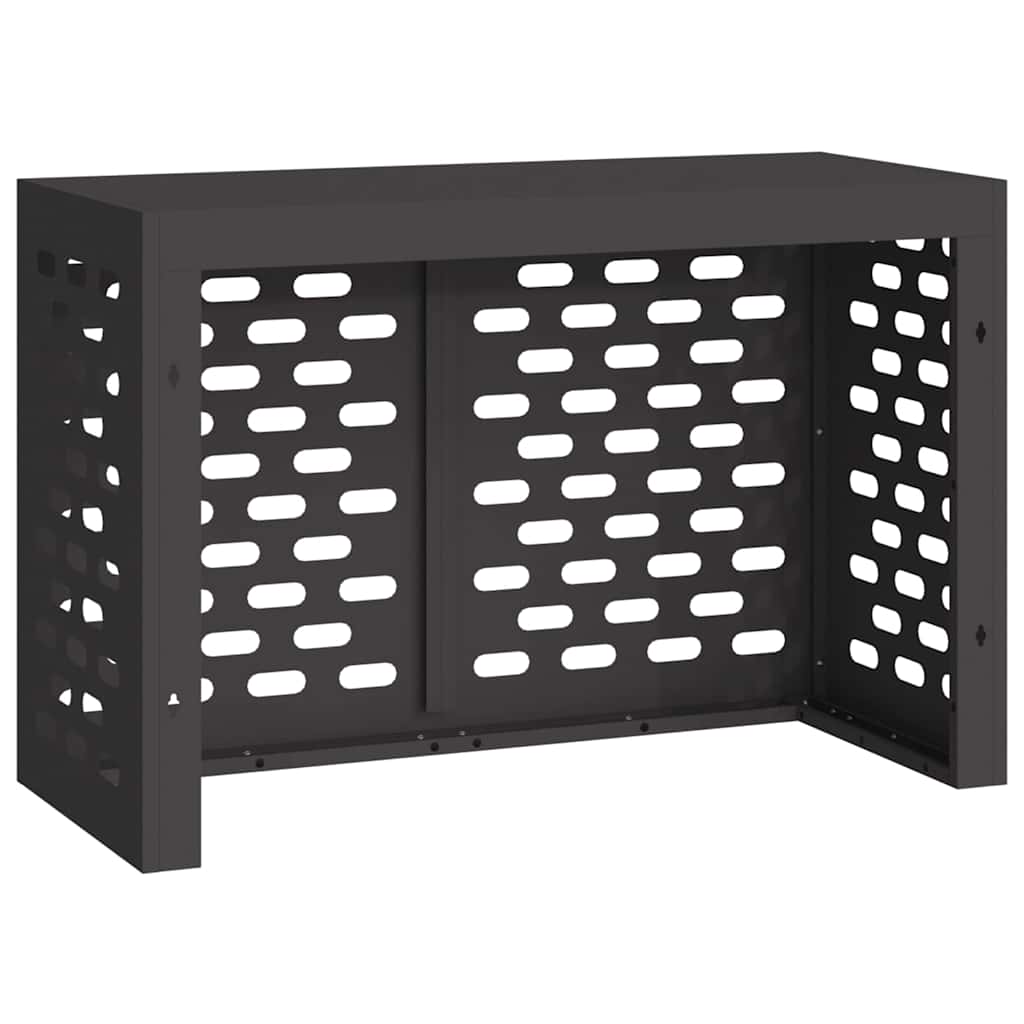 Copertura per condizionatore d'aria Nero 90 x 40 x 60 cm 865890