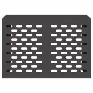 Copertura per condizionatore d'aria Nero 90 x 40 x 60 cm 865890