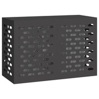 Copertura per condizionatore d'aria Nero 90 x 40 x 60 cm 865890