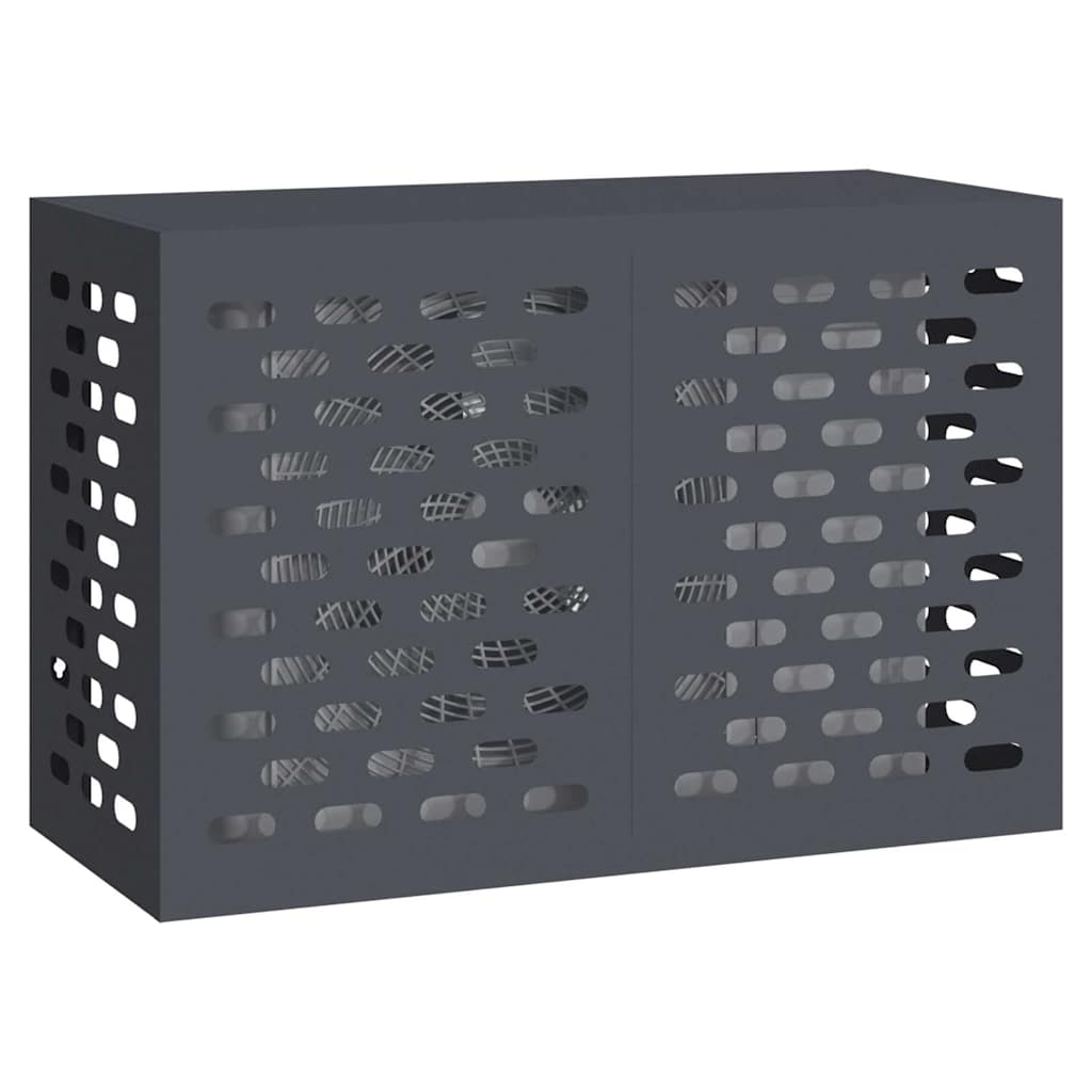 Copertura per condizionatore d'aria Antracite 90 x 40 x 60 cm 865892