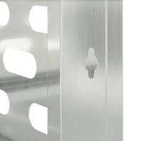 Copertura per condizionatore d'aria Argento 90 x 40 x 60 cm 865895