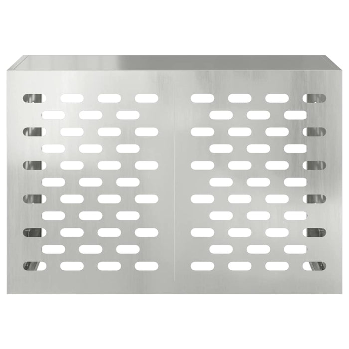 Copertura per condizionatore d'aria Argento 90 x 40 x 60 cm 865895