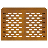 Copertura per condizionatore d'aria Ruggine 90 x 40 x 60 cm 865896