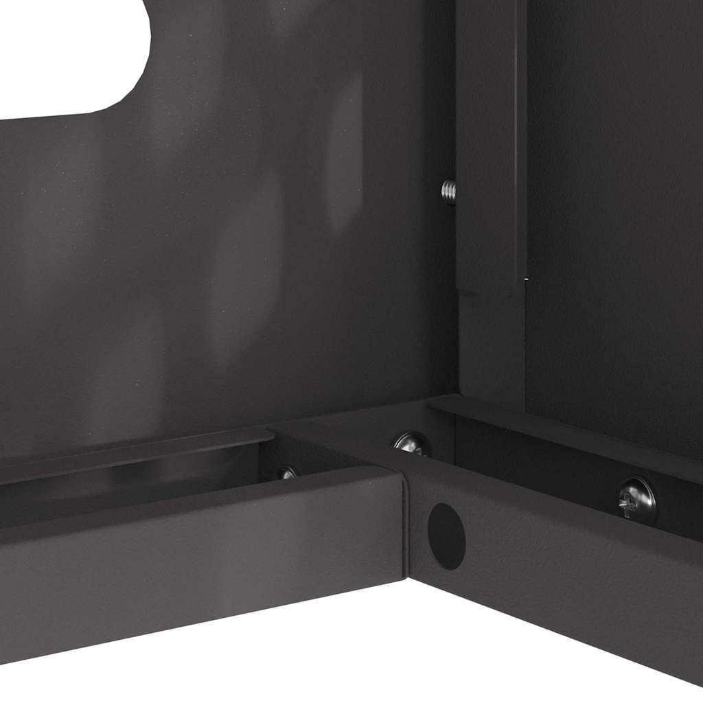 Copertura per condizionatore d'aria Nero 100 x 50 x 70 cm 865897