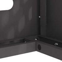 Copertura per condizionatore d'aria Nero 100 x 50 x 70 cm 865897