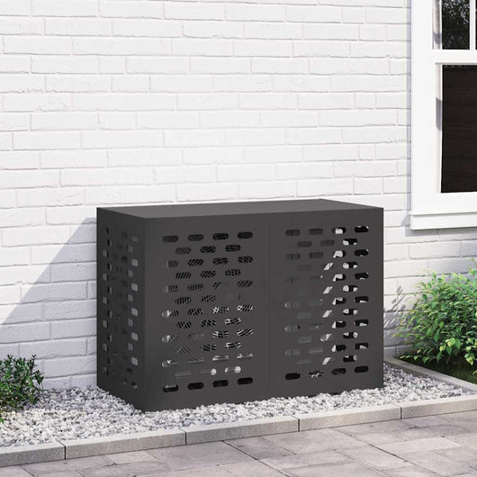 Copertura per condizionatore d'aria Nero 100 x 50 x 70 cm