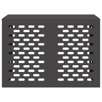 Copertura per condizionatore d'aria Nero 100 x 50 x 70 cm 865897