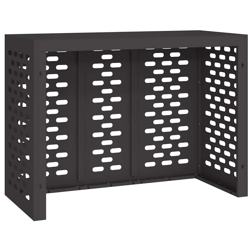 Copertura per condizionatore d'aria Nero 110 x 50 x 80 cm 865904