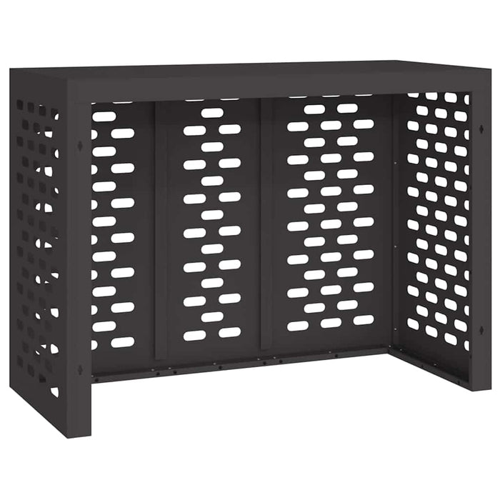 Copertura per condizionatore d'aria Nero 110 x 50 x 80 cm 865904