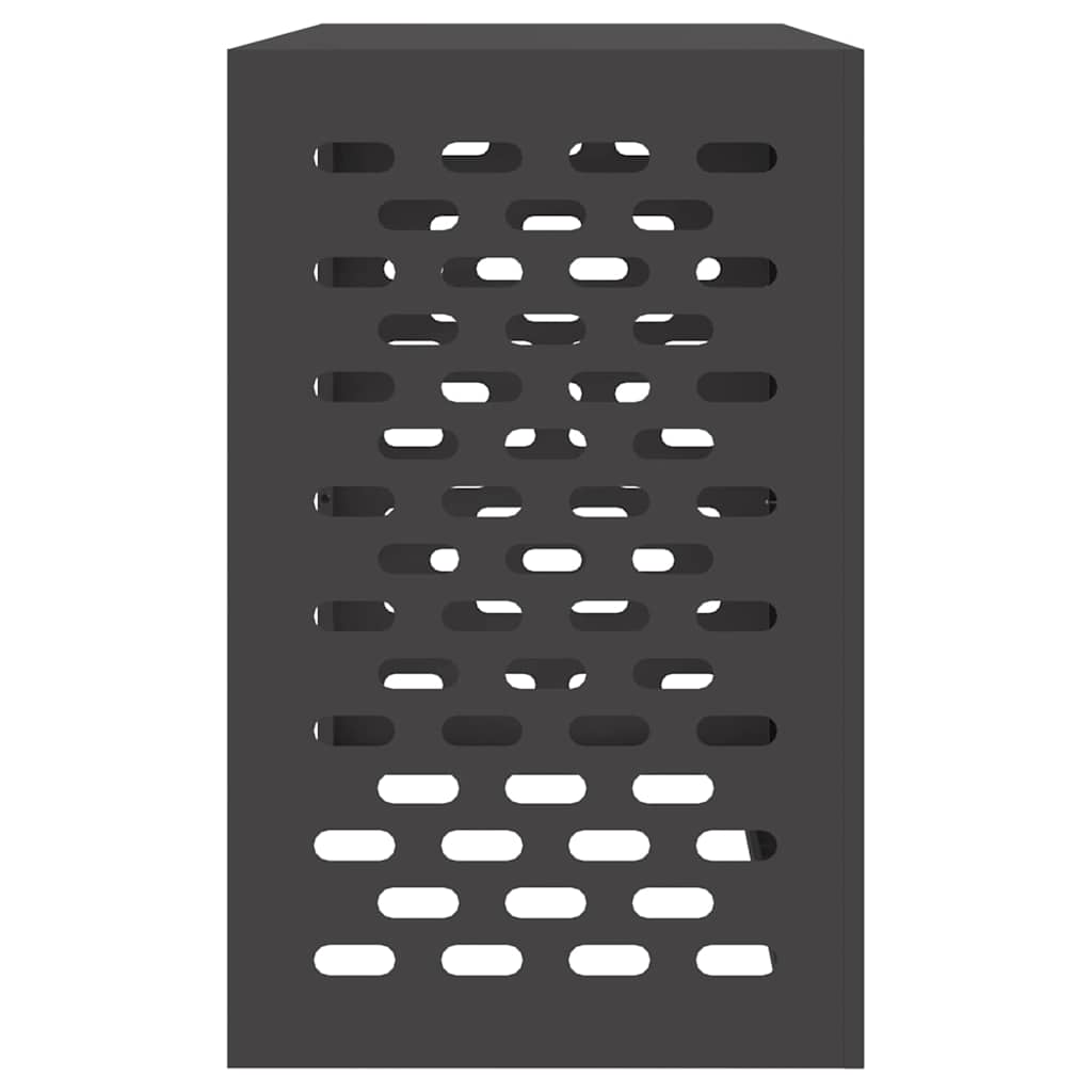 Copertura per condizionatore d'aria Nero 110 x 50 x 80 cm 865904