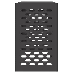 Copertura per condizionatore d'aria Nero 110 x 50 x 80 cm 865904