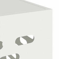 Copertura per condizionatore d'aria Bianco 110 x 50 x 80 cm 865905