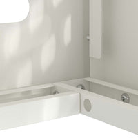 Copertura per condizionatore d'aria Bianco 110 x 50 x 80 cm 865905