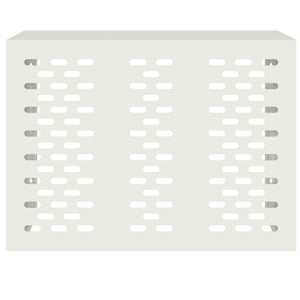 Copertura per condizionatore d'aria Bianco 110 x 50 x 80 cm 865905