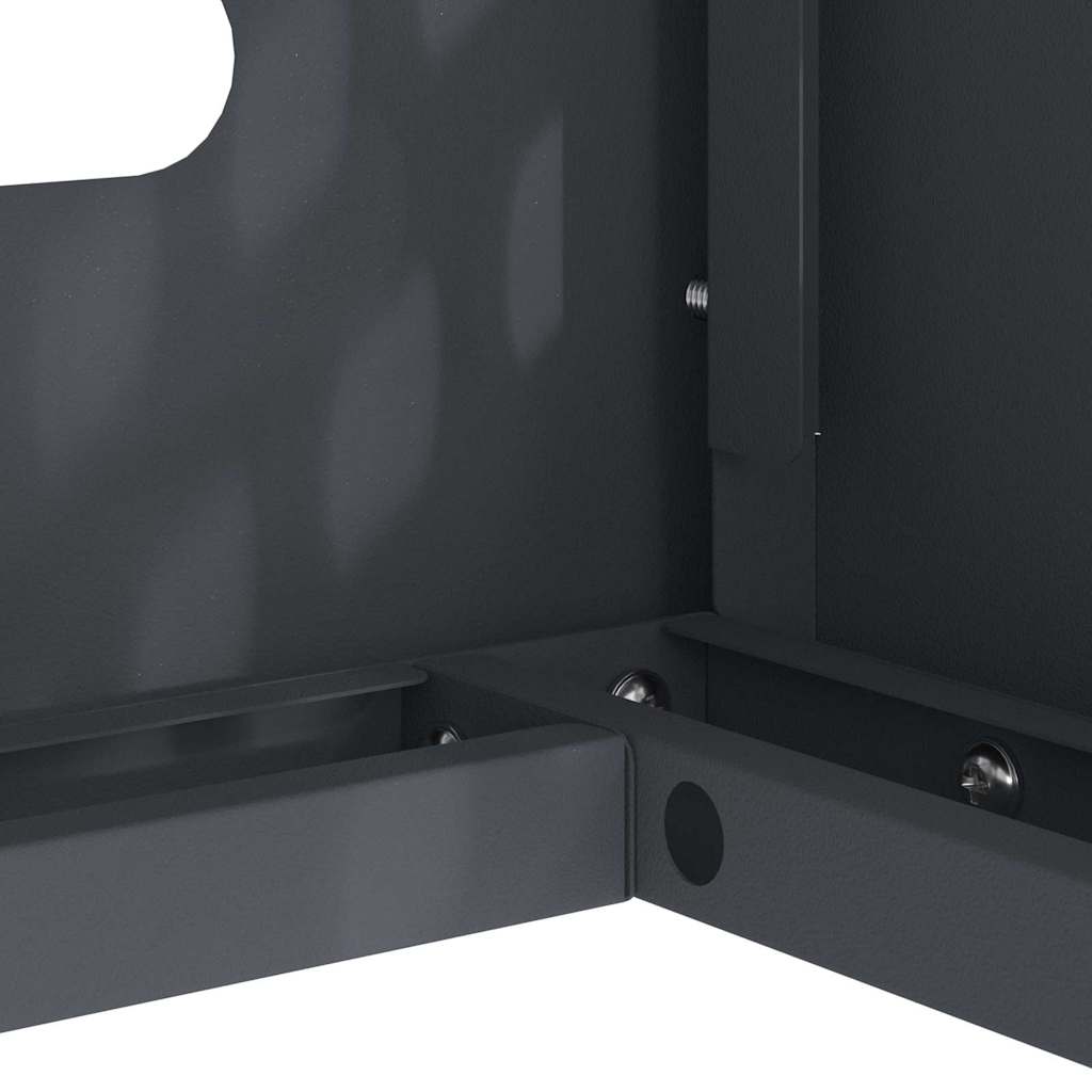 vidaXL Copertura per condizionatore d'aria Antracite 110 x 50 x 80 cm