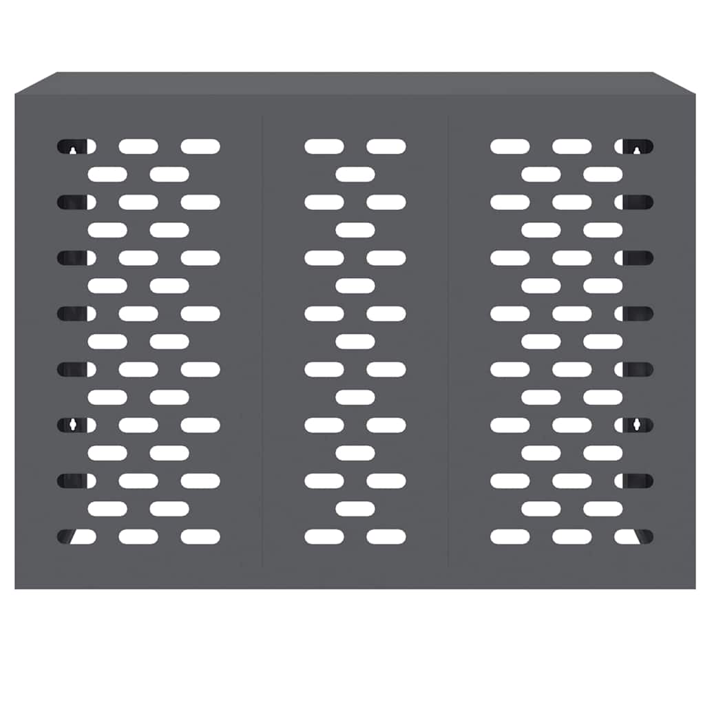 vidaXL Copertura per condizionatore d'aria Antracite 110 x 50 x 80 cm