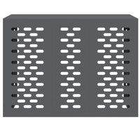 vidaXL Copertura per condizionatore d'aria Antracite 110 x 50 x 80 cm
