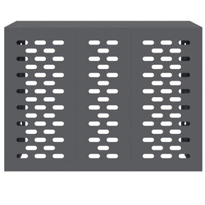 vidaXL Copertura per condizionatore d'aria Antracite 110 x 50 x 80 cm