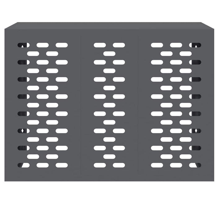 vidaXL Copertura per condizionatore d'aria Antracite 110 x 50 x 80 cm
