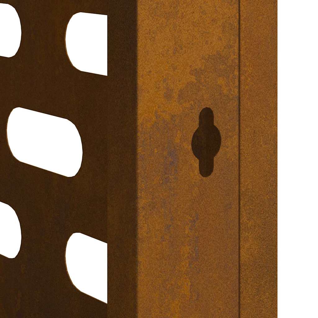 Copertura per condizionatore d'aria Ruggine 110 x 50 x 80 cm 865910