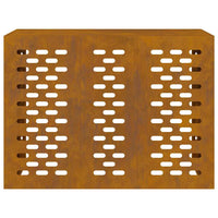 Copertura per condizionatore d'aria Ruggine 110 x 50 x 80 cm 865910