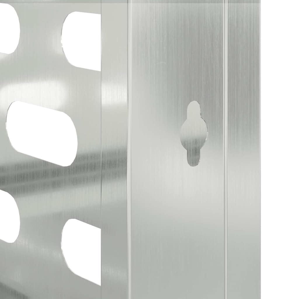 Copertura per condizionatore d'aria Argento 110 x 50 x 105 cm 865916