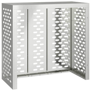 Copertura per condizionatore d'aria Argento 110 x 50 x 105 cm 865916