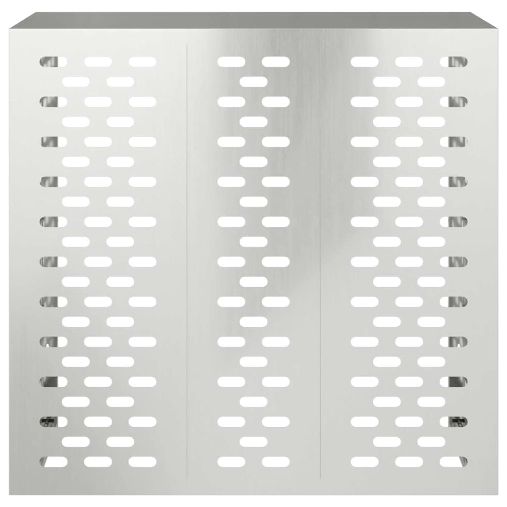 Copertura per condizionatore d'aria Argento 110 x 50 x 105 cm 865916