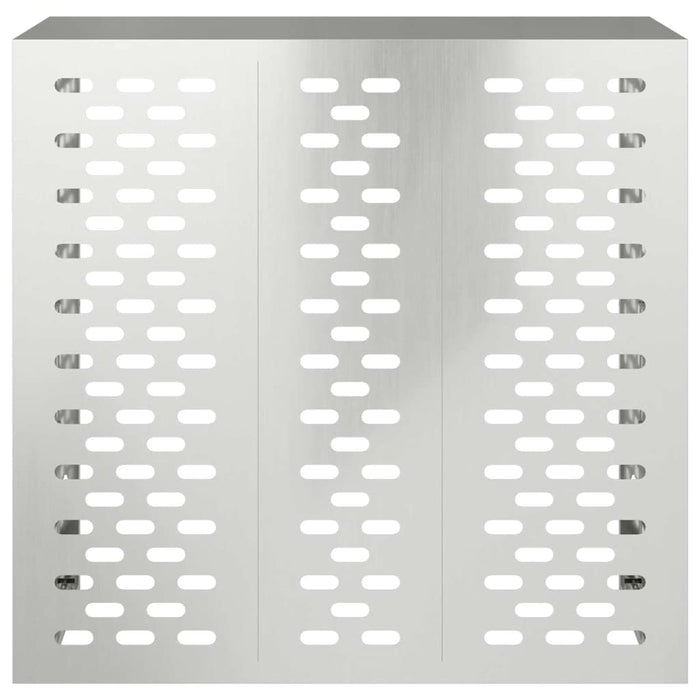 Copertura per condizionatore d'aria Argento 110 x 50 x 105 cm 865916