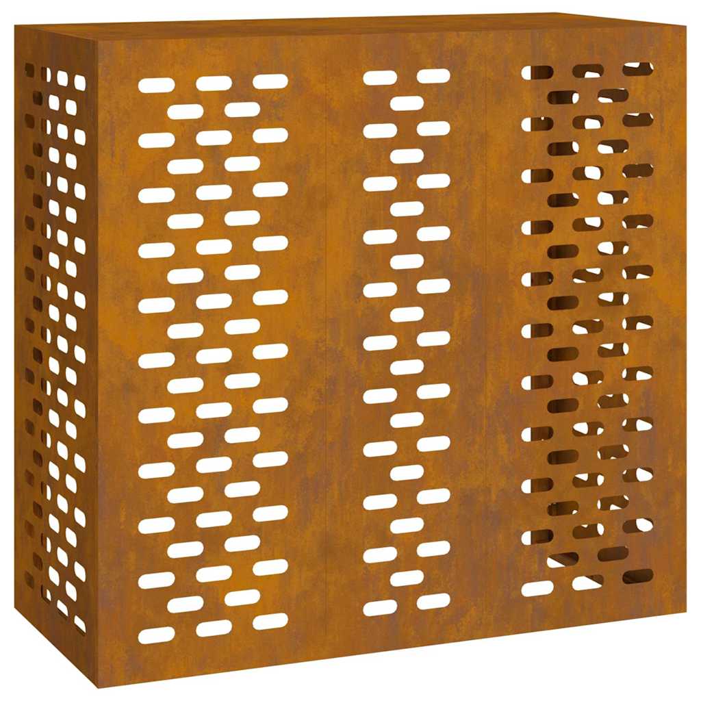 Copertura per condizionatore d'aria Ruggine 110 x 50 x 105 cm 865917