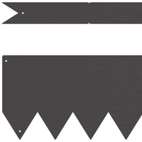 Bordure per prato 50 pcs Nero 100 x 0.5 x 15 cm Acciaio 865921