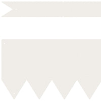 Bordure per prato 20 pcs Bianco 100 x 0.5 x 15 cm Acciaio 865923