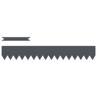 Bordure per prato 10 pcs Antracite 100 x 0.5 x 15 cm Acciaio 865926