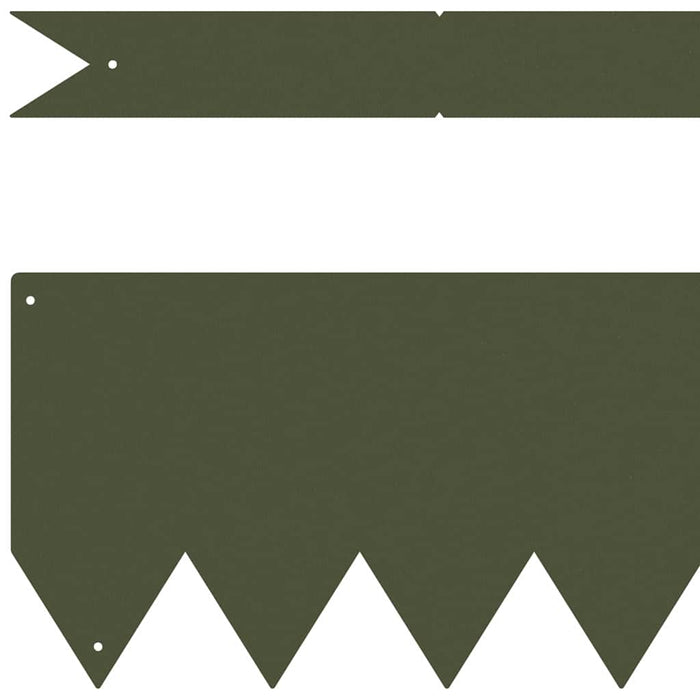 Bordure per prato 30 pcs Oliver verde 100 x 0.5 x 15 cm Acciaio 865932