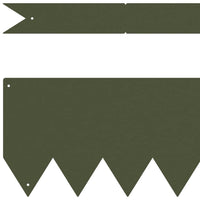 Bordure per prato 50 pcs Oliver verde 100 x 0.5 x 15 cm Acciaio 865933