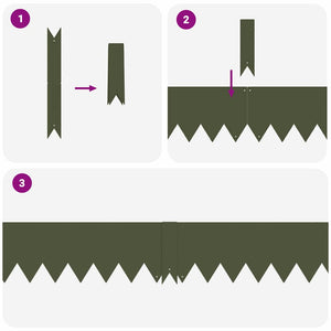 Bordure per prato 50 pcs Oliver verde 100 x 0.5 x 15 cm Acciaio 865933