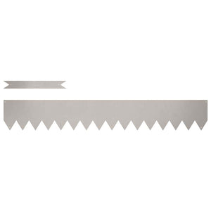 Bordure per prato 30 pcs Marrone 100 x 0.5 x 15 cm 865944