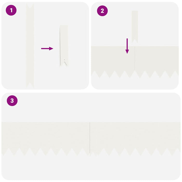 Bordure per prato 10 pcs Bianco 100 x 0.5 x 20 cm Acciaio 865949