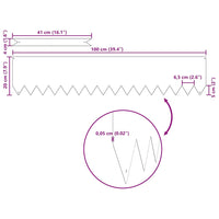 Bordure per prato 20 pcs Oliver verde 100 x 0.5 x 20 cm Acciaio 865956