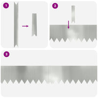 Bordure per prato 20 pcs Argento 100 x 0.5 x 20 cm 865962