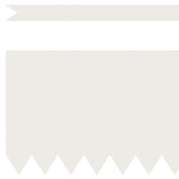 Bordure per prato 20 pcs Bianco 100 x 0.5 x 30 cm Acciaio 865970