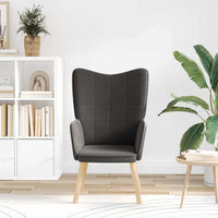 Sedia rilassante Grigio scuro 62 x 67 x 95.5 cm Tessuto 42001780