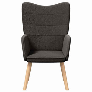 Sedia rilassante Grigio scuro 62 x 67 x 95.5 cm Tessuto 42001780